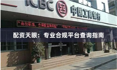 配资天眼：专业合规平台查询指南